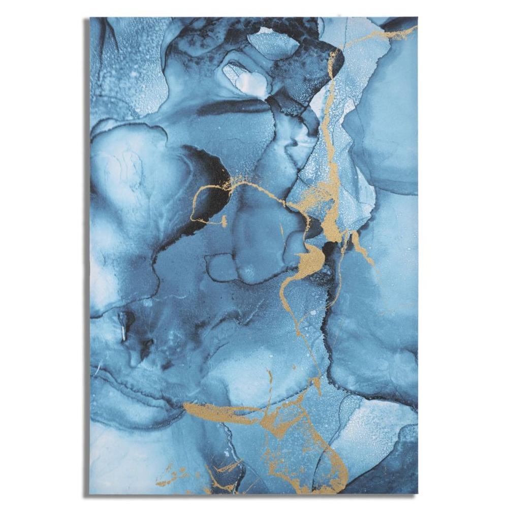 Stampa Dipinta Blu Rey Cm 80X3X120
