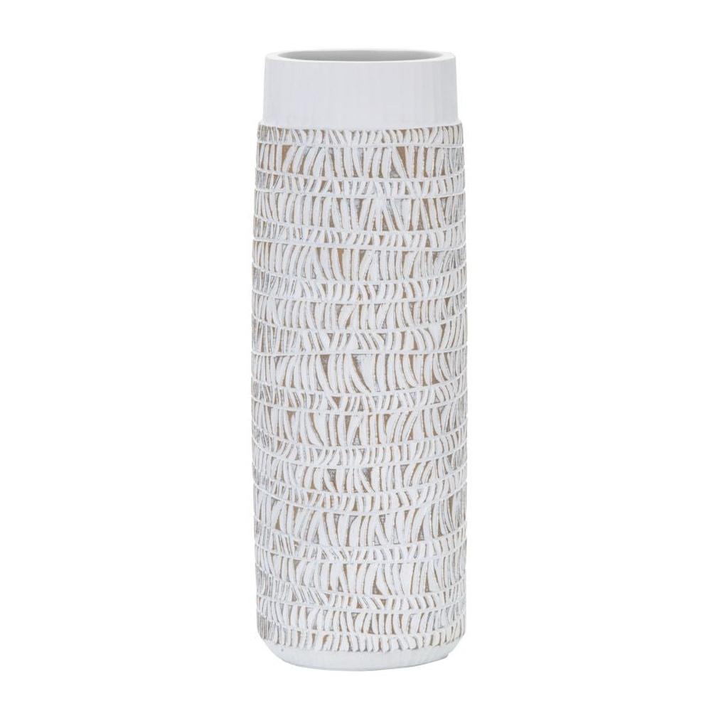 Vaso Resina Nairobi Oval Cm 19X12X50