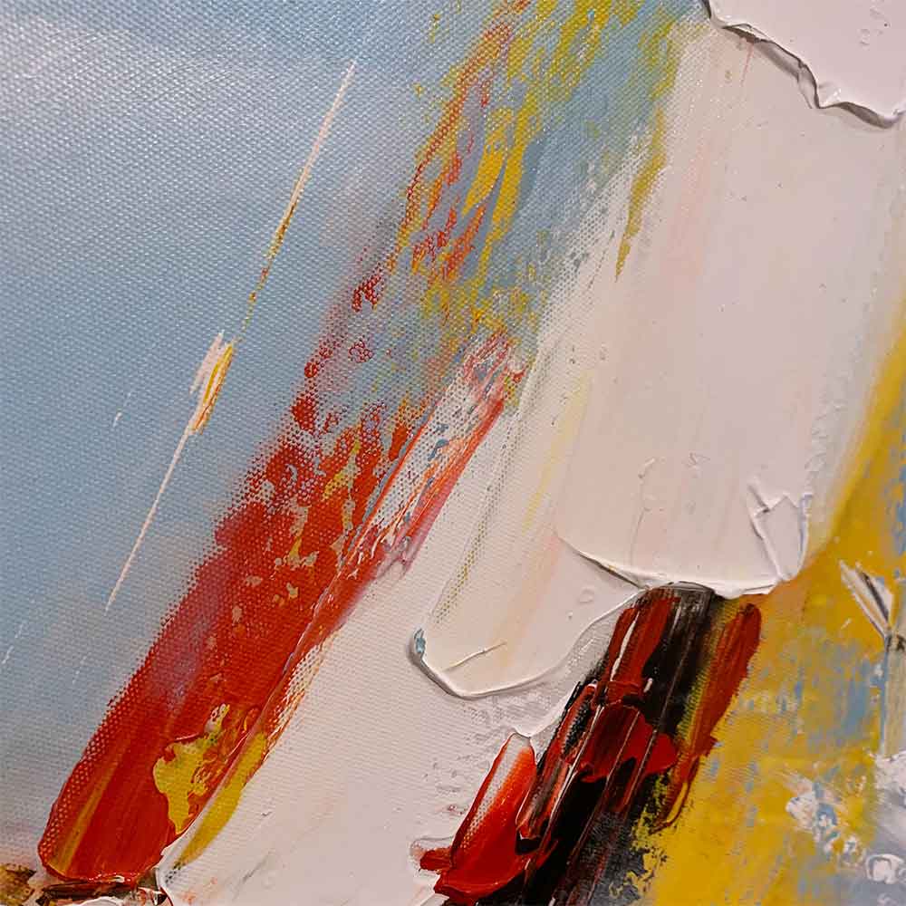 Agave - Quadro Marino Moderno "Cresta dell’onda" (140x70 cm)
