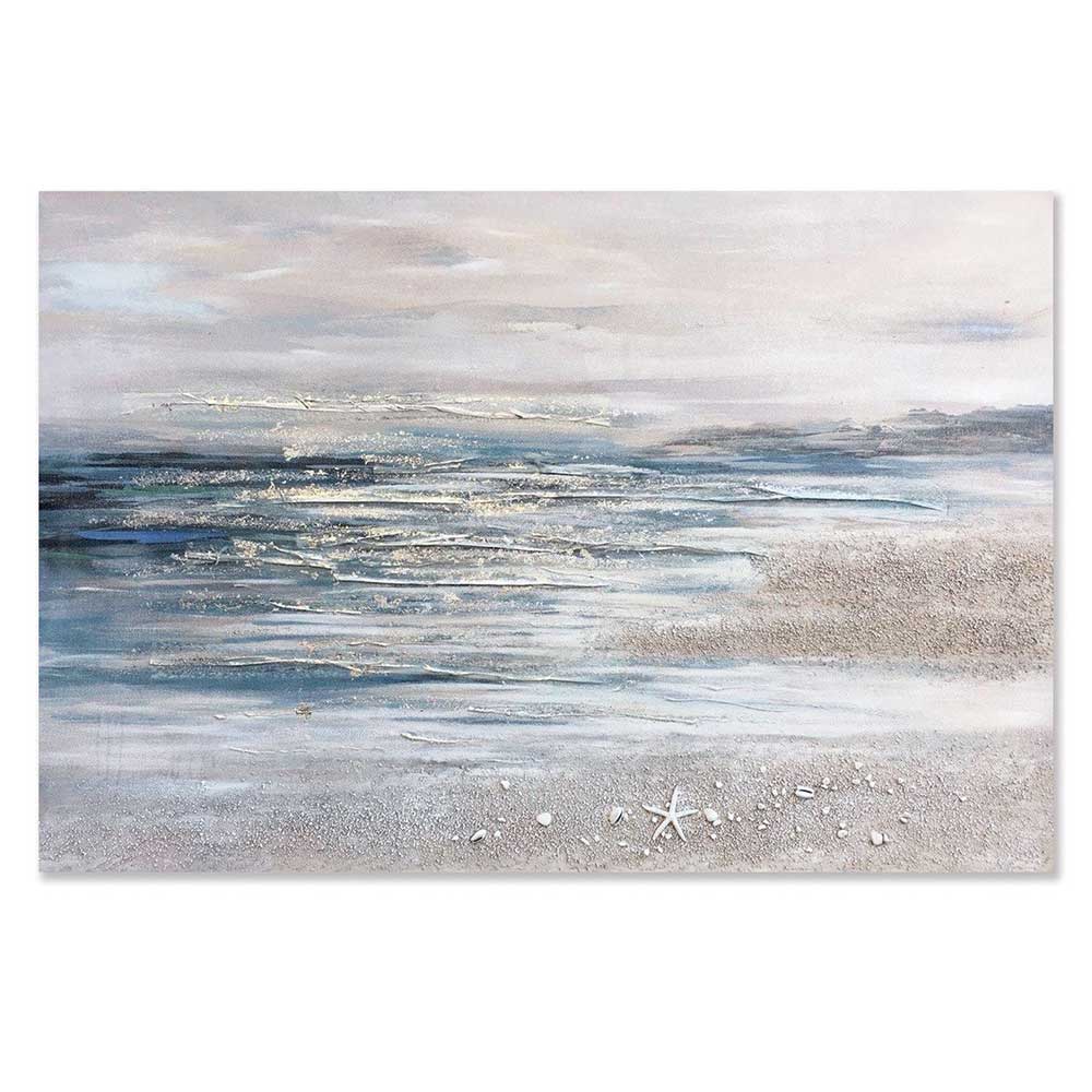 Agave - Riflessi sul Mare Quadro Marino Moderno 150x100 - Dipinto a Mano