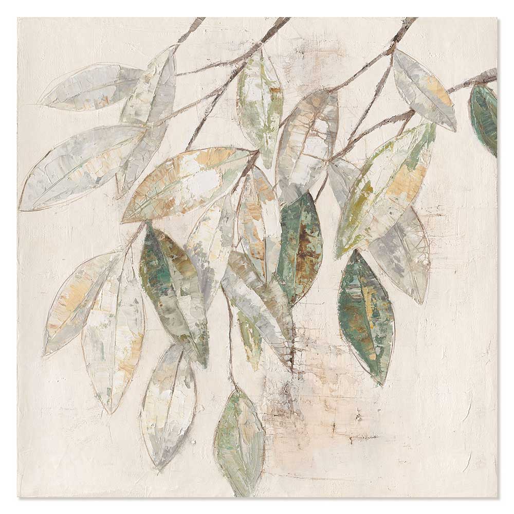 Agave - Sofora Quadro Natura 100x100 - Dipinto a Mano su Tela