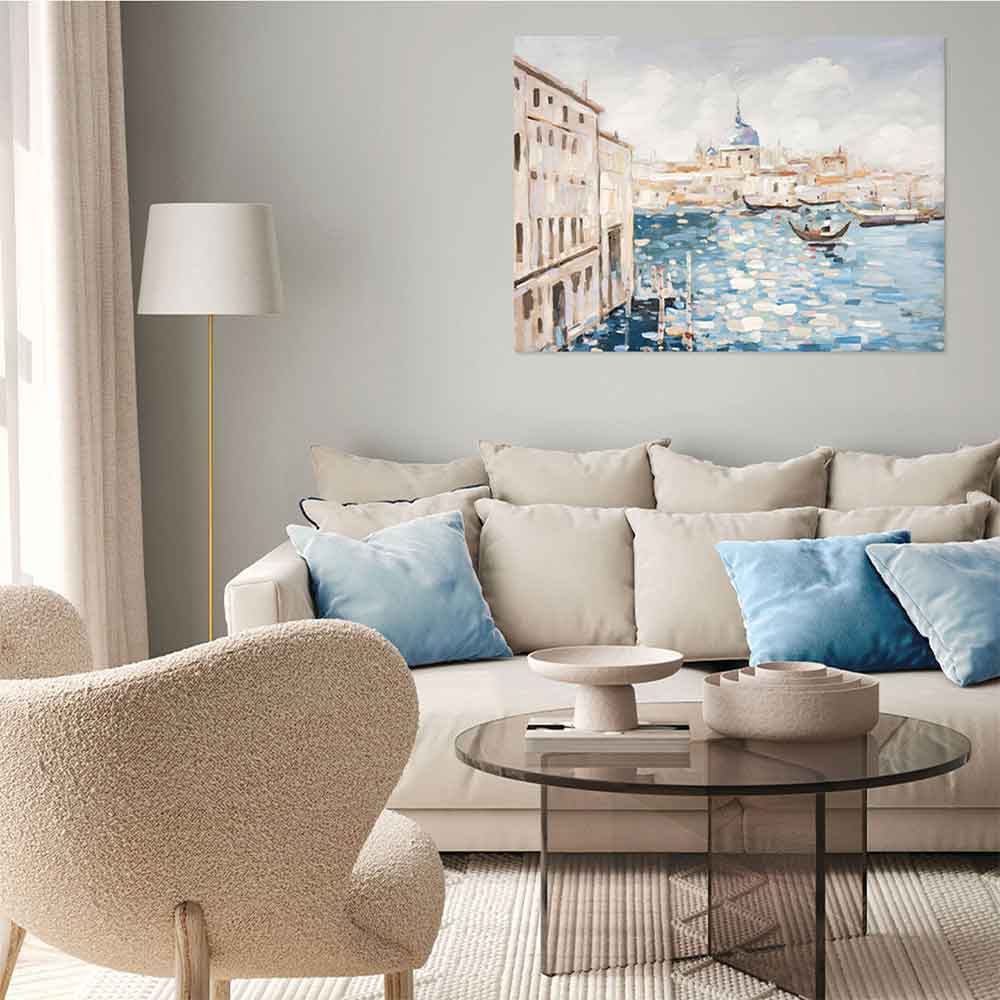 Agave - Venice Quadro Marino Moderno 100x80 - Dipinto a Mano
