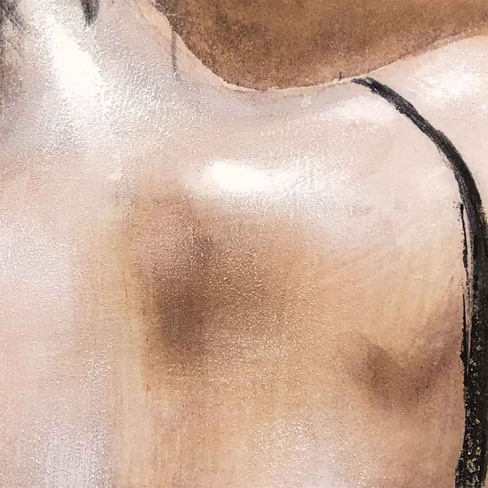 Agave | Giselle 90x120 - Quadro Moderno Figurativo Ballerina Dipinto a Mano
