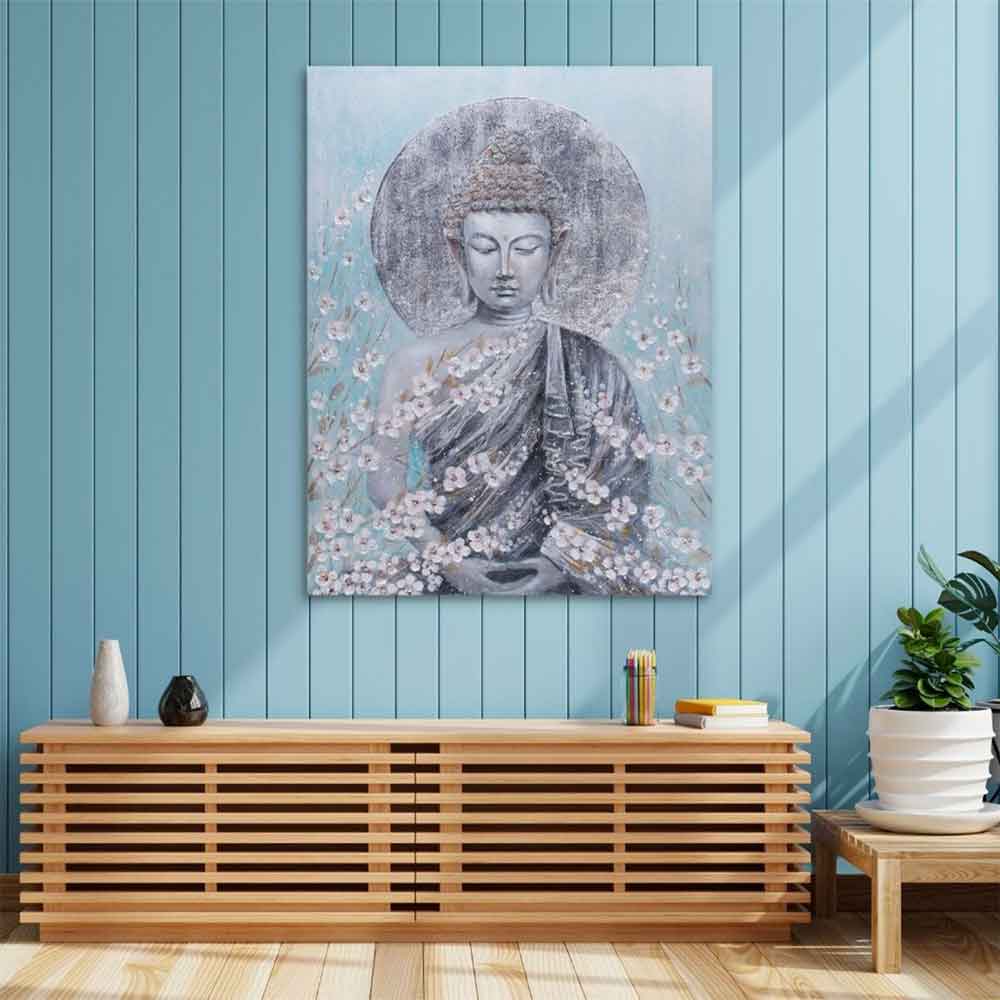 Agave "Meditazione" 90x120: Quadro Figurativo Moderno Dipinto a Mano