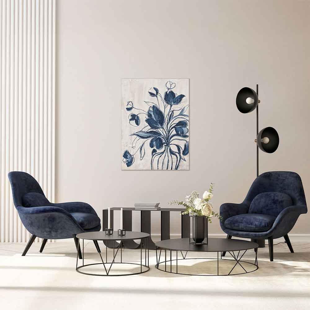 Agave - Ikebana Quadro Natura 60x80 - Dipinto a Mano