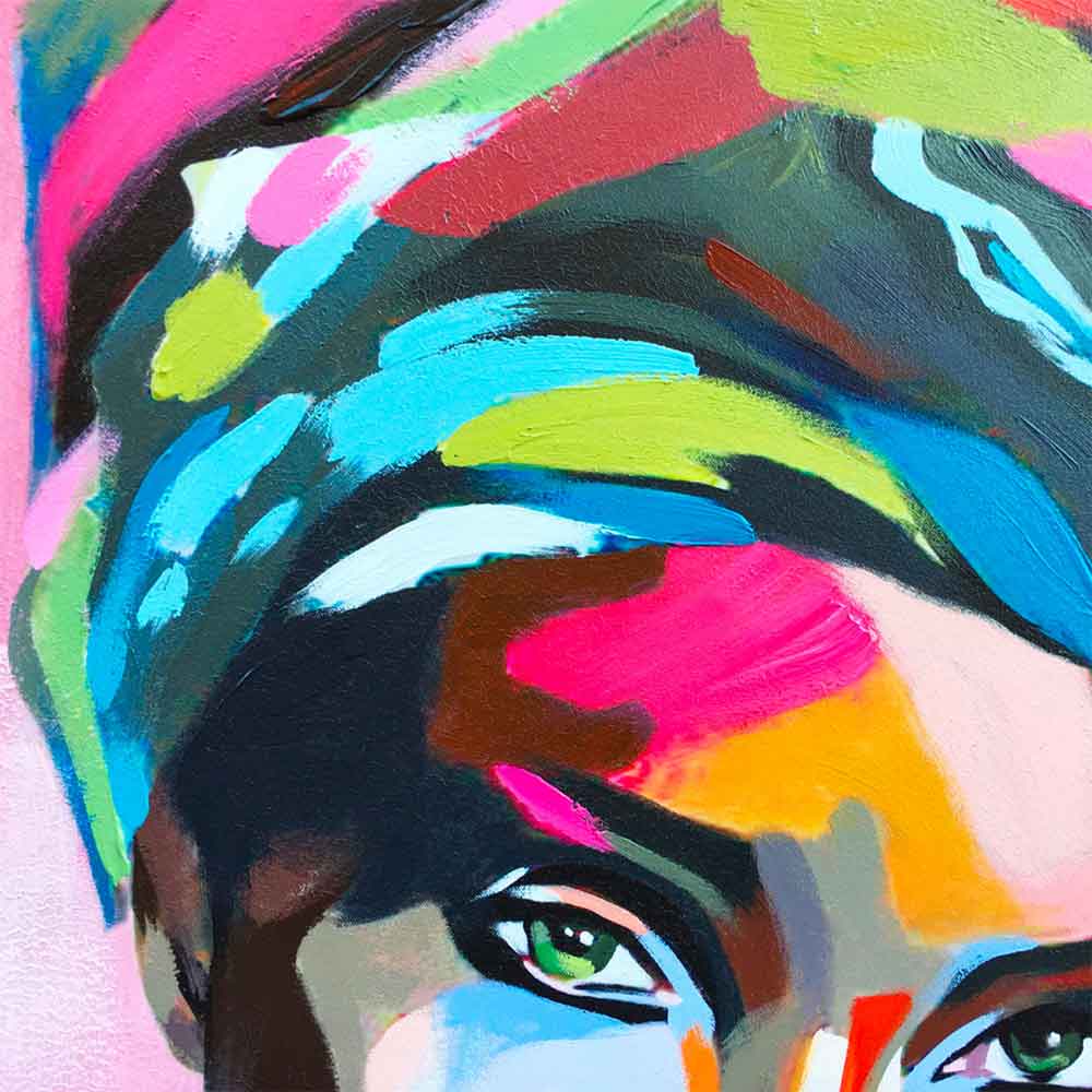 Agave | United Colors 80x120 - Quadro Figurativo Moderno Dipinto a Mano