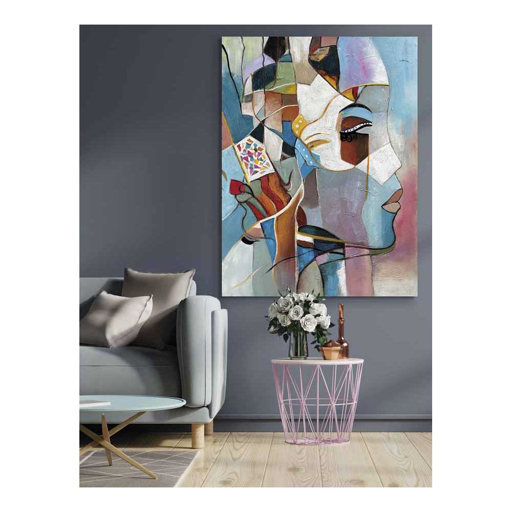 Ambienti Glamour: Quadro Decorativo Moderno "Android" 90x120