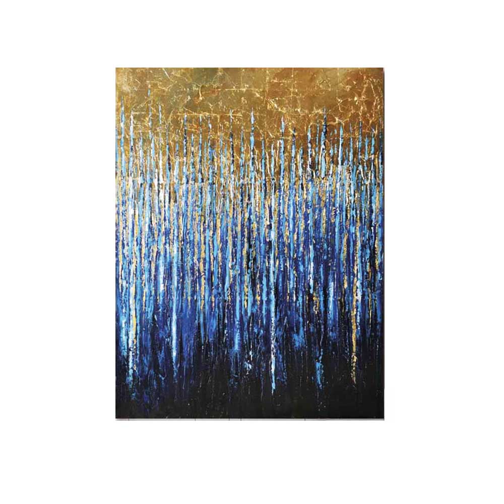 Ambienti Glamour: Quadro Moderno Astratto "Golden Light" 150x200 cm