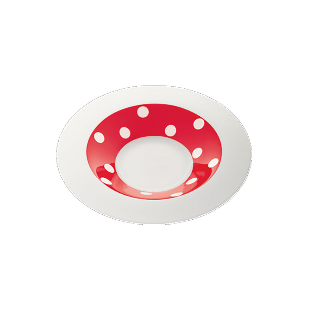 Freshness by Livellara Deep Plate Ø24 cm Dots Red