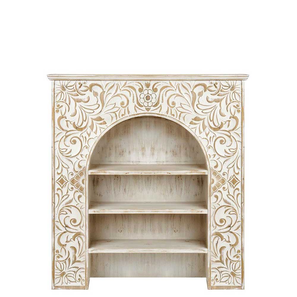 The Black Goose Decorative Fireplace with Shelves 1J186