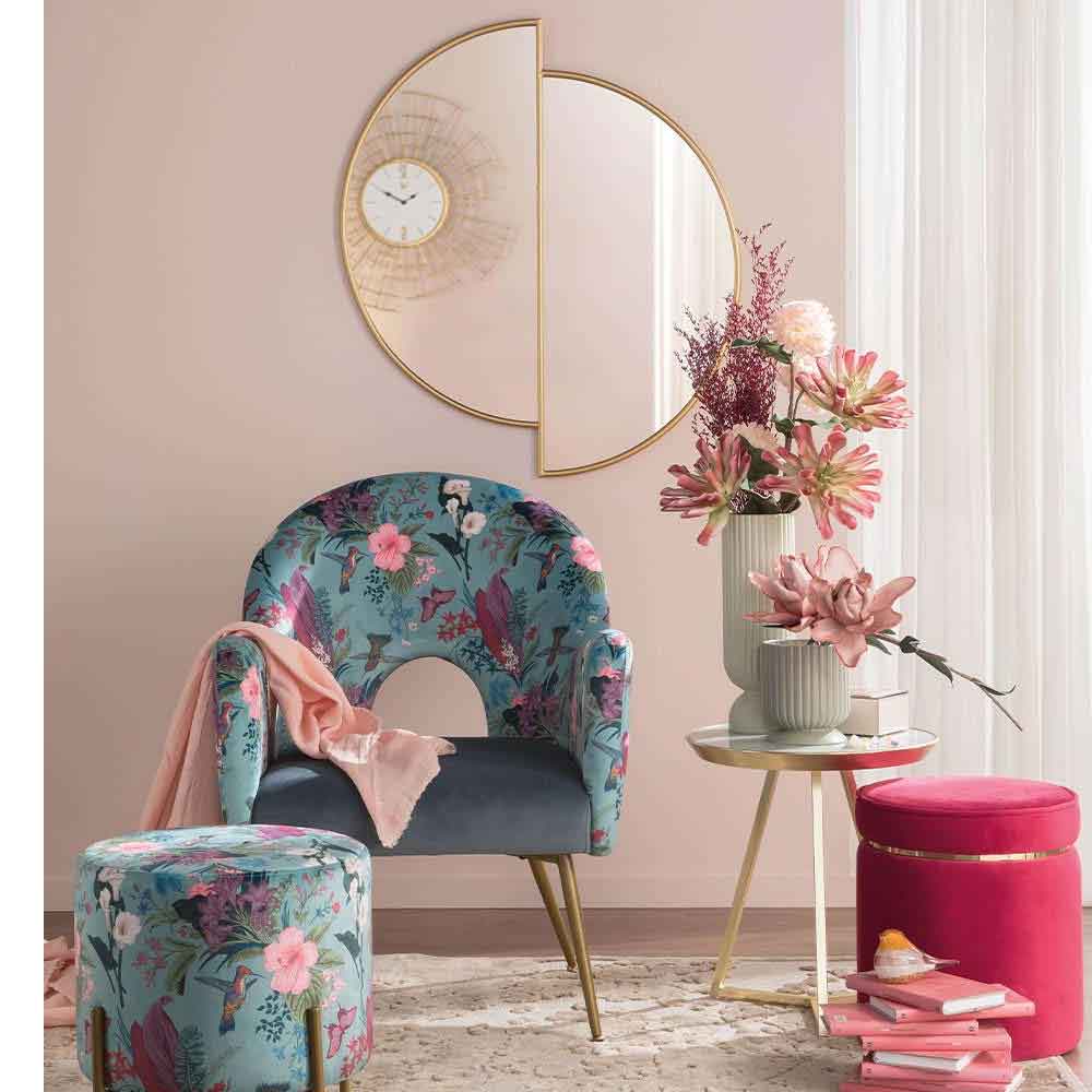 The Black Goose Semicircle Mirror 1J160