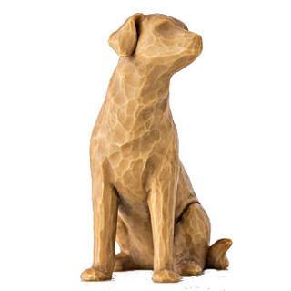 FIGURINA WILLOW TREE LOVE MY DOG 27682 - Tendenze Casa