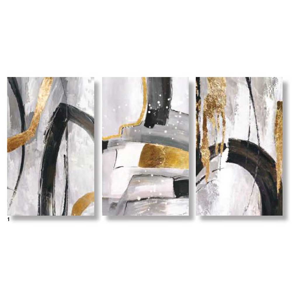 Set of 3 Golden Sign paintings