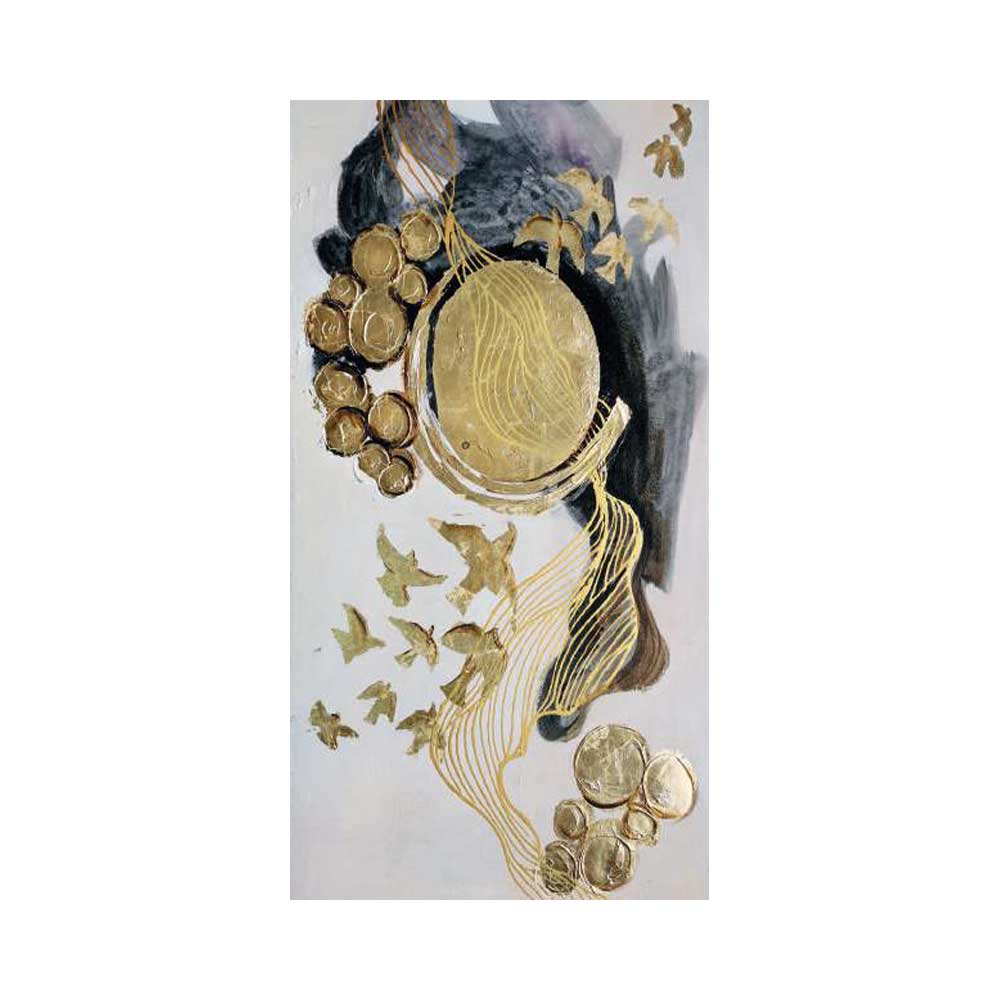 Ambienti Glamour Quadro Golden Birds