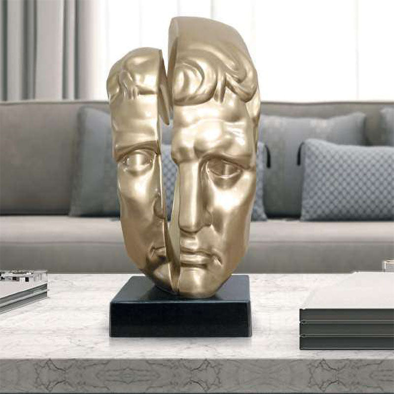 Ambienti Glamour Scultura Golden Man 44C203