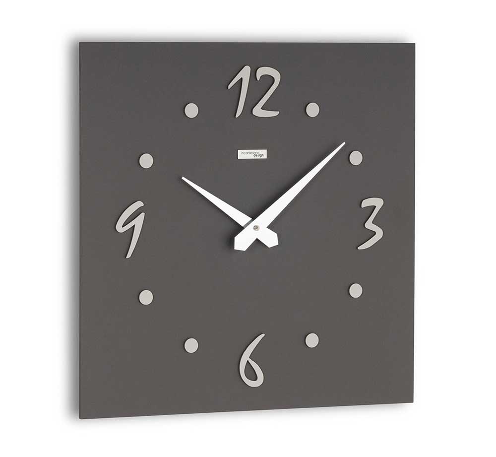 Spell Design Wall Clock Ego Graphite