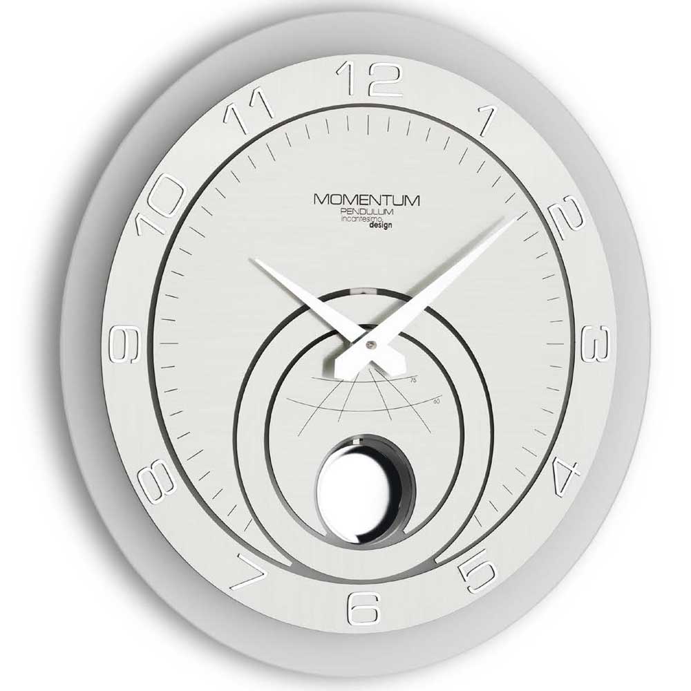 Incantesimo Design Orologio da Parete Momentum Pendolum Metal