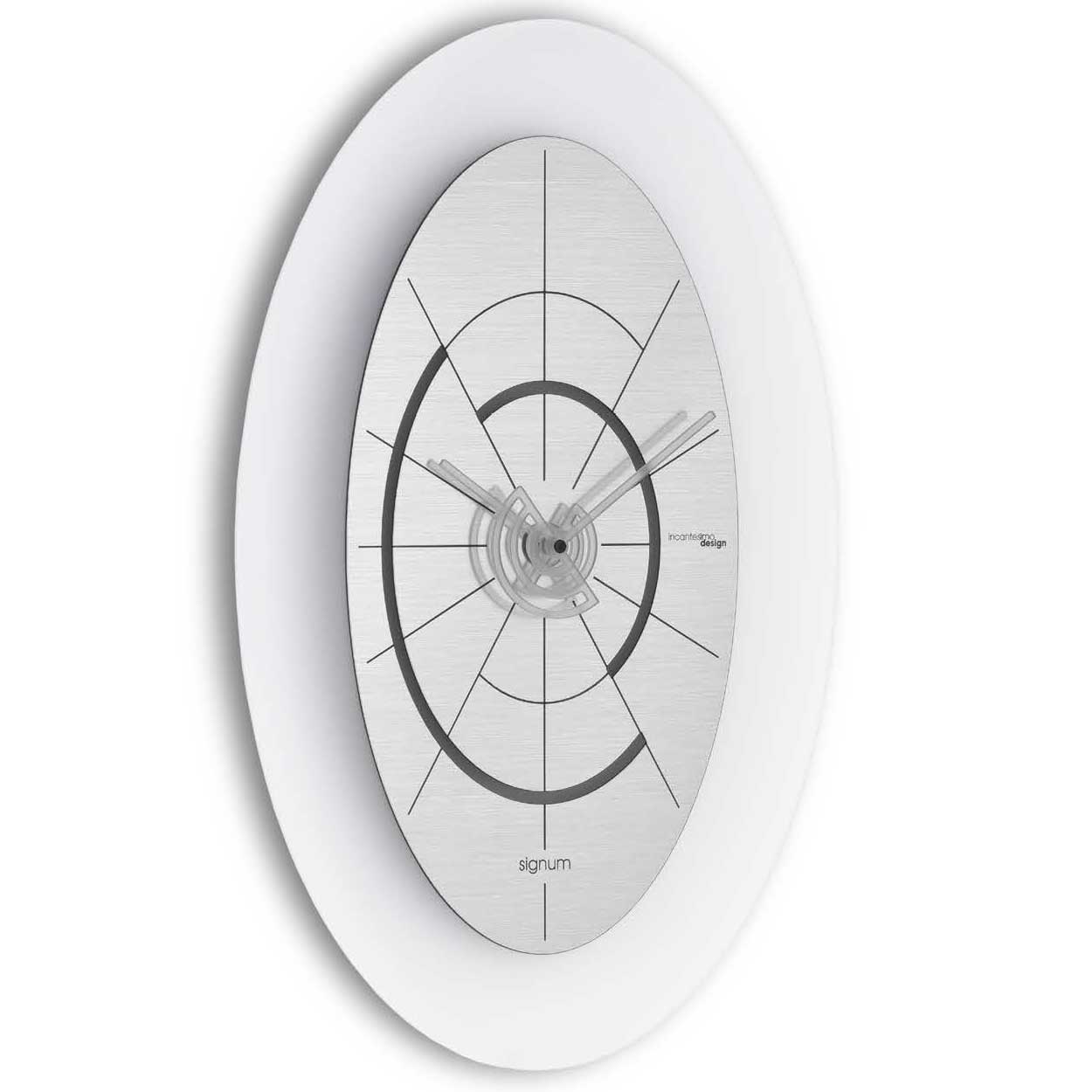 Incantesimo Design Orologio da Parete Signum Ovale Metal