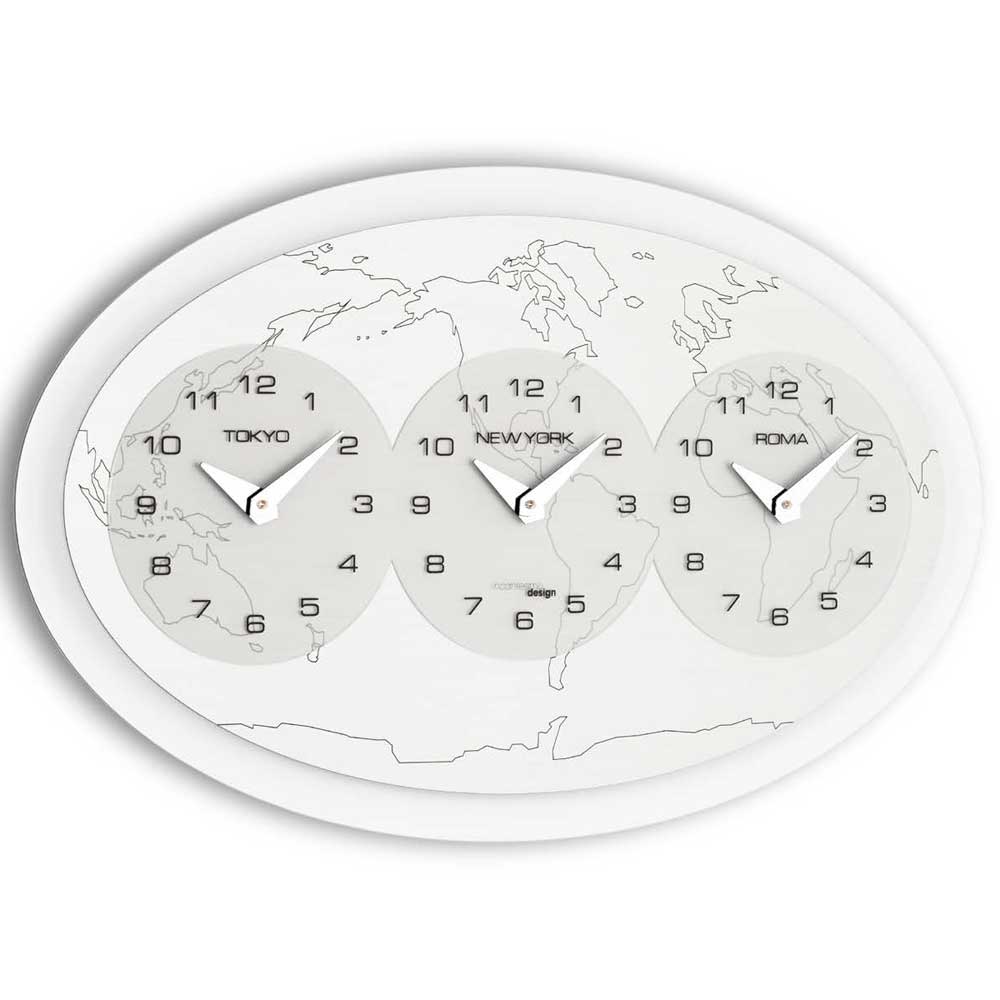 Incantesimo Design Orologio da Parete Tre Ore Nel Mondo Big