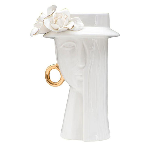 Vaso Woman Elegant Porcellana Cm 15X13.3X23.5