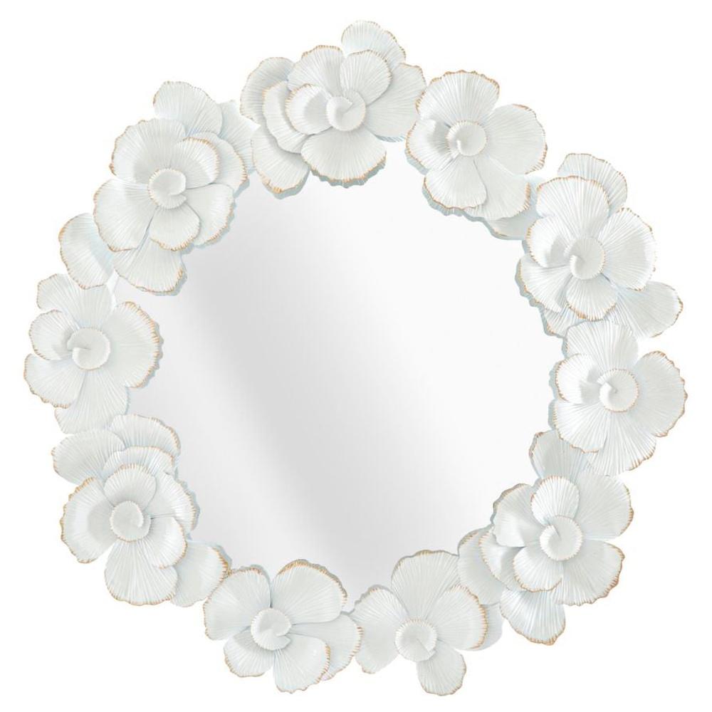 Specchio White Flower Cm 82X2.6X85.5