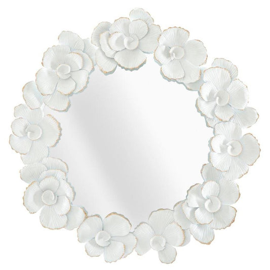 Specchio White Flower Cm 82X2.6X85.5