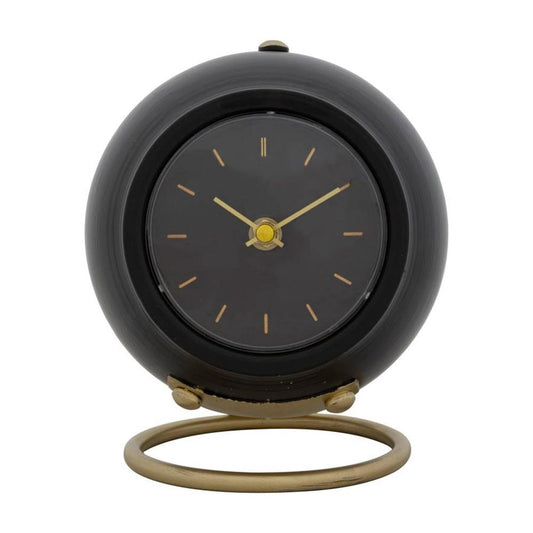 Orologio Da Tavolo Ball Nero Cm 16X13X19
