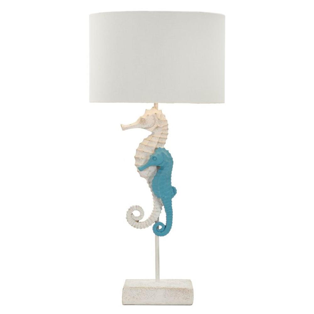 Lampada Da Tavolo Cavalluccio Marino Cm Ø 30.5X66.5