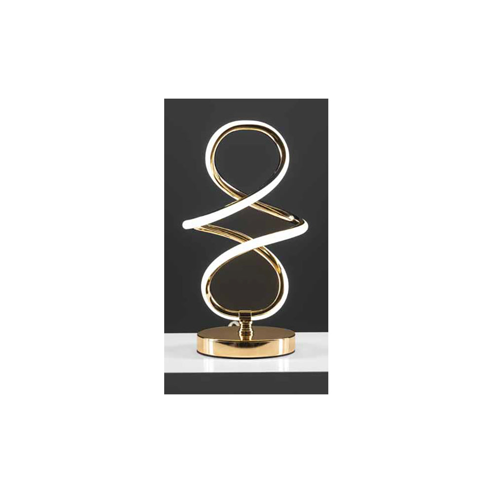 Ambienti Glamour Lampada da Tavolo Saturn Oro Chiaro 05D023
