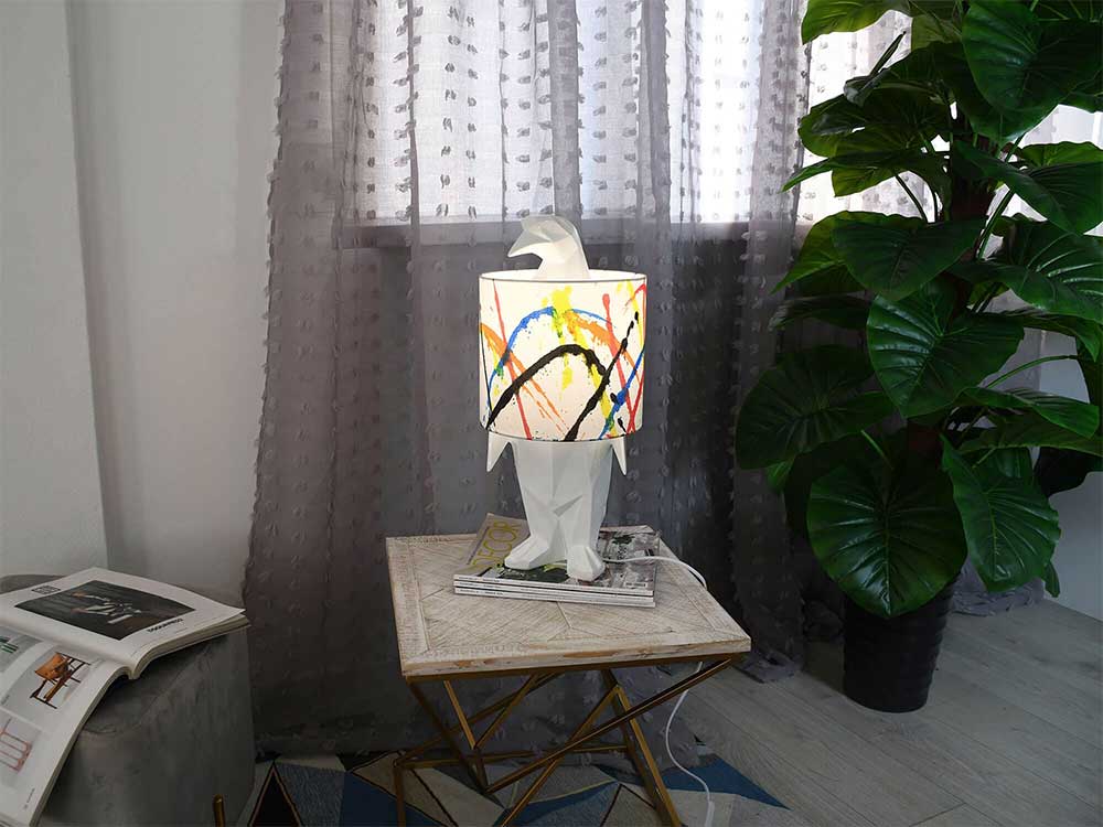 ADM Lampada da Tavolo Pinguino Multicolore SBL5022PZ1