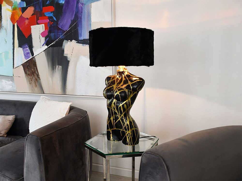 ADM Lampada da Tavolo Torso di Donna SBL5031PZ2F