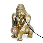 ADM Lampada da Tavolo Scultura Pop Art Orango Effetto Oro SBL4130EG