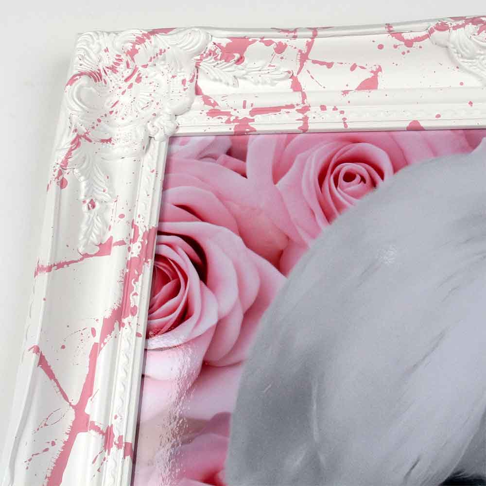 ADM PBR0101SZ1 - Quadro Stampa Marilyn con Rose Cornice Rosa