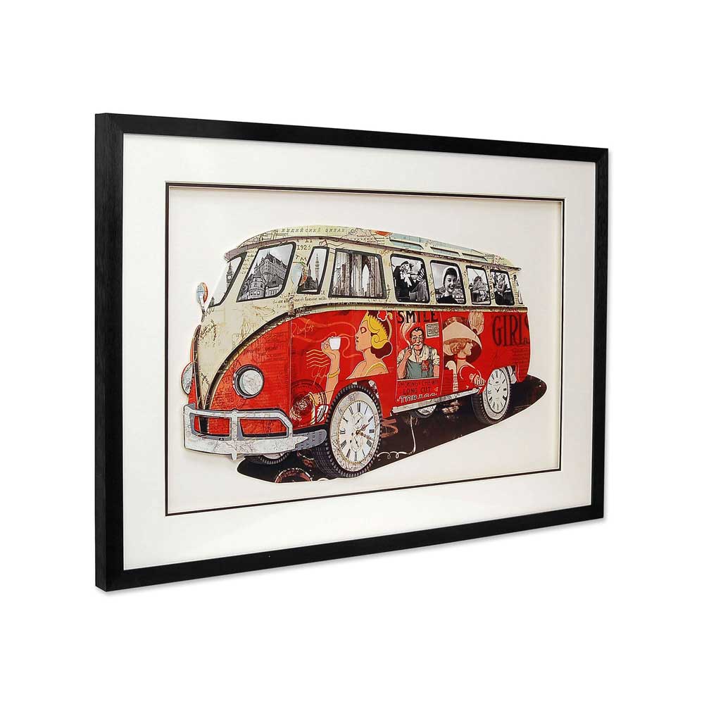 ADM Quadro Collage Volkswagen Van Vintage 1 SA026A1
