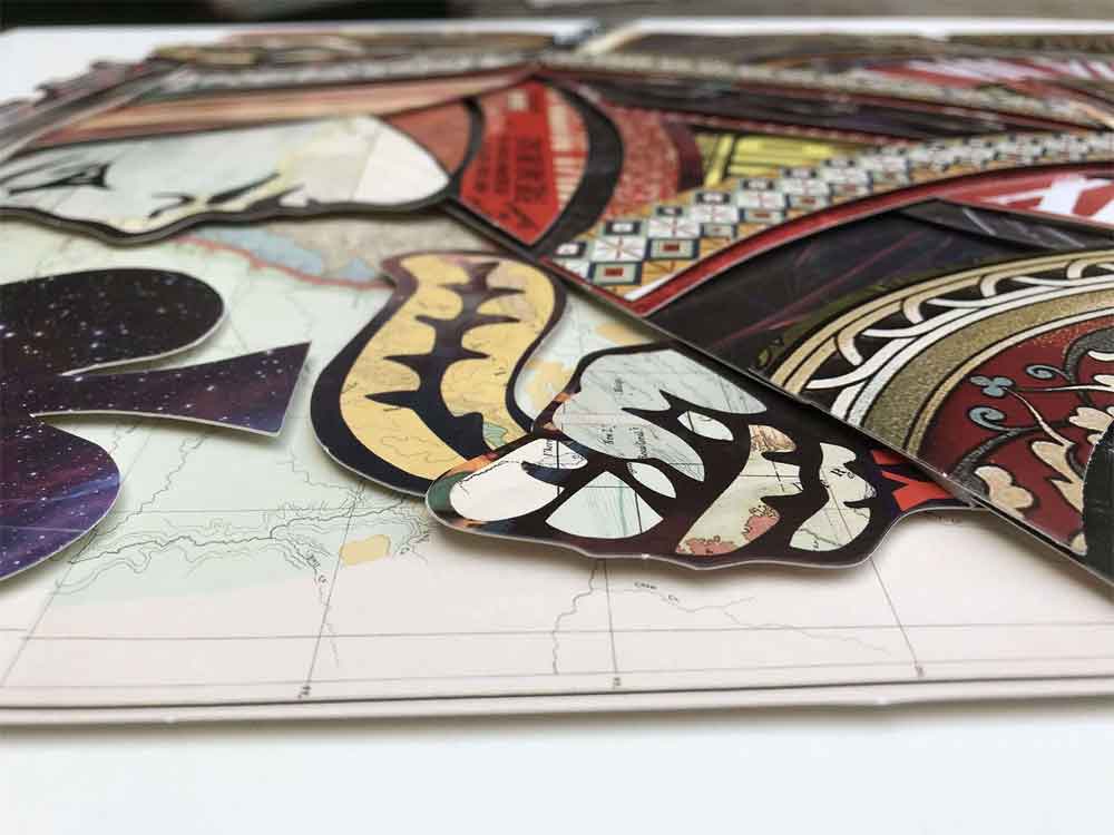 ADM Quadro Collage Jack di Picche SA025A1