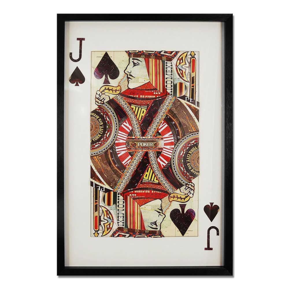 ADM Quadro Collage Jack di Picche SA025A1