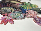 ADM Quadro Collage Lumaca con Fiori SA051A1