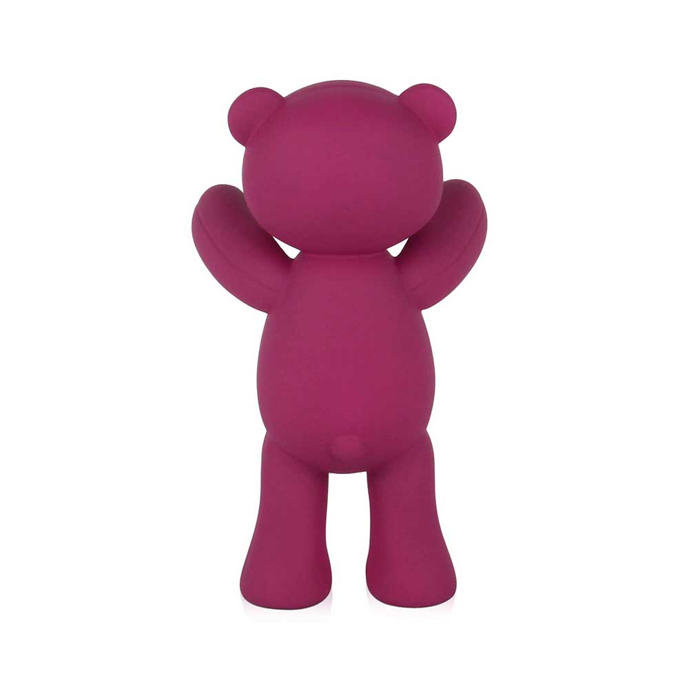 ADM Scultura Orsetto in Piedi Fuxia D2915MJ