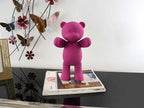 ADM Scultura Orsetto in Piedi Fuxia D2915MJ
