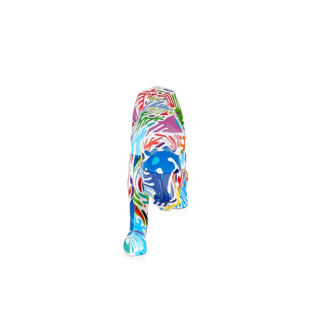 Adm Scultura Pantera Sfaccettata Multicolore D4815W11