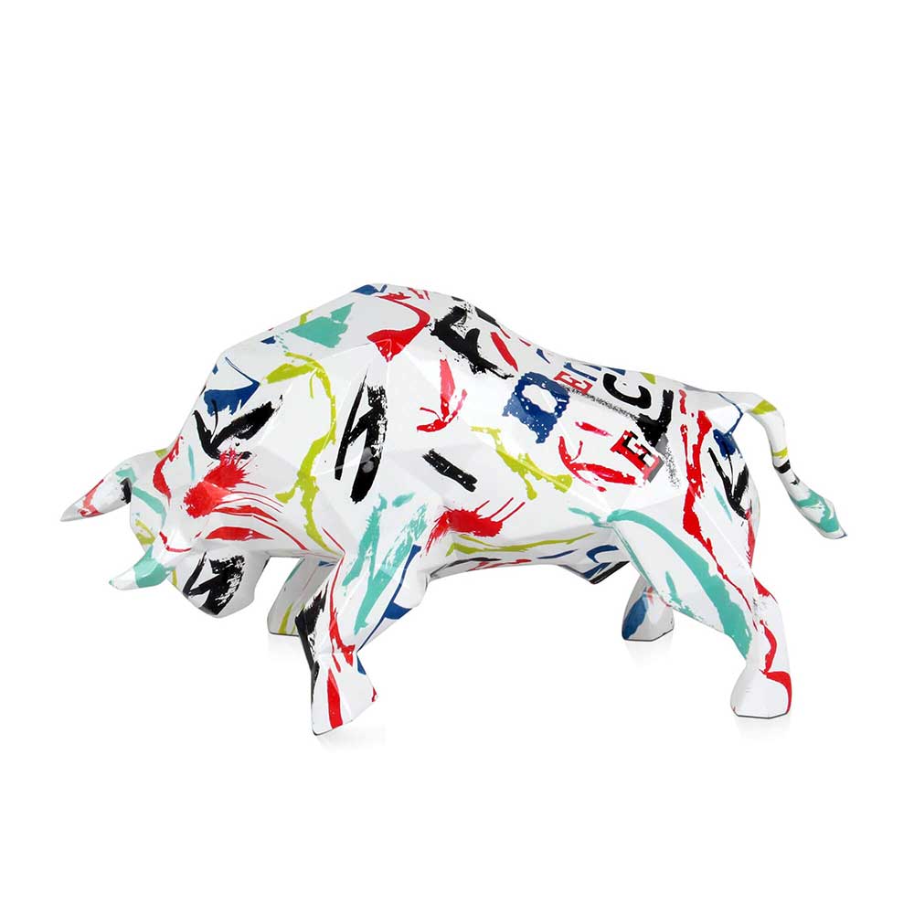 ADM Scultura Toro Sfaccettato Multicolore D5126W10