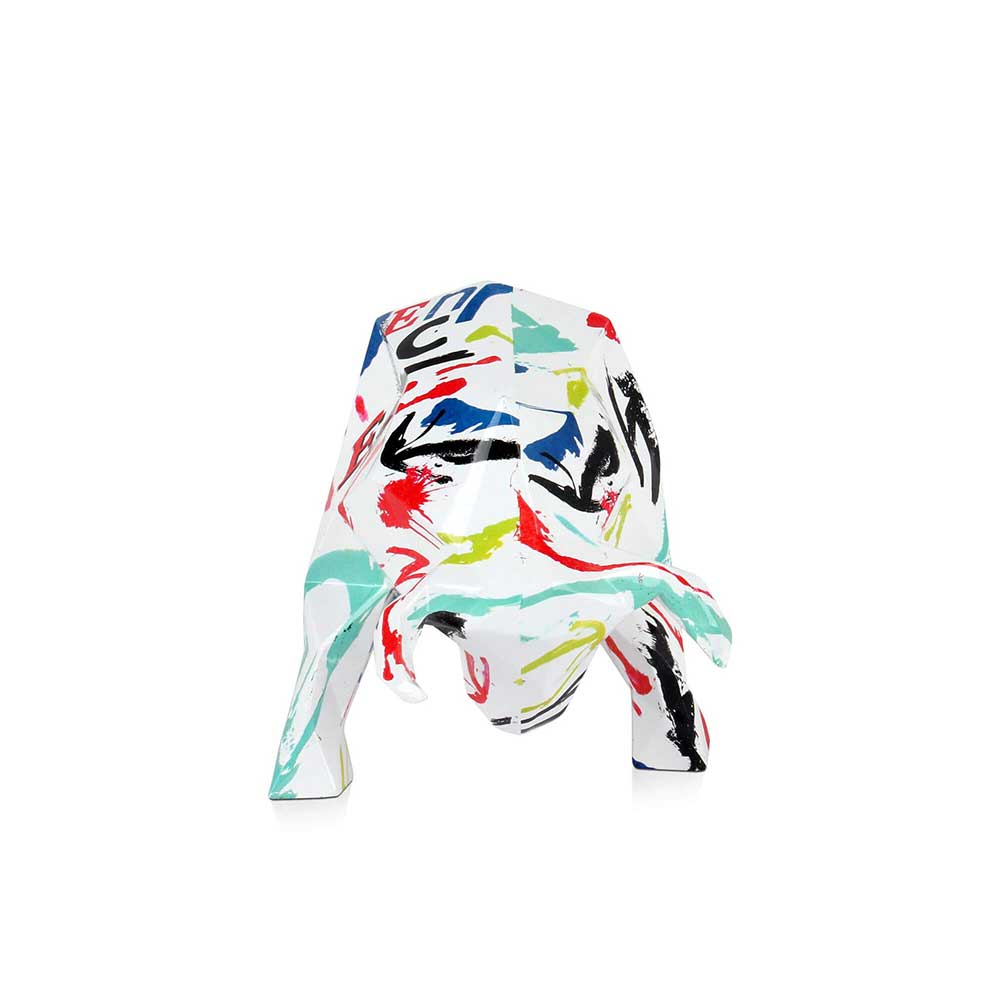 ADM Scultura Toro Sfaccettato Multicolore D5126W10