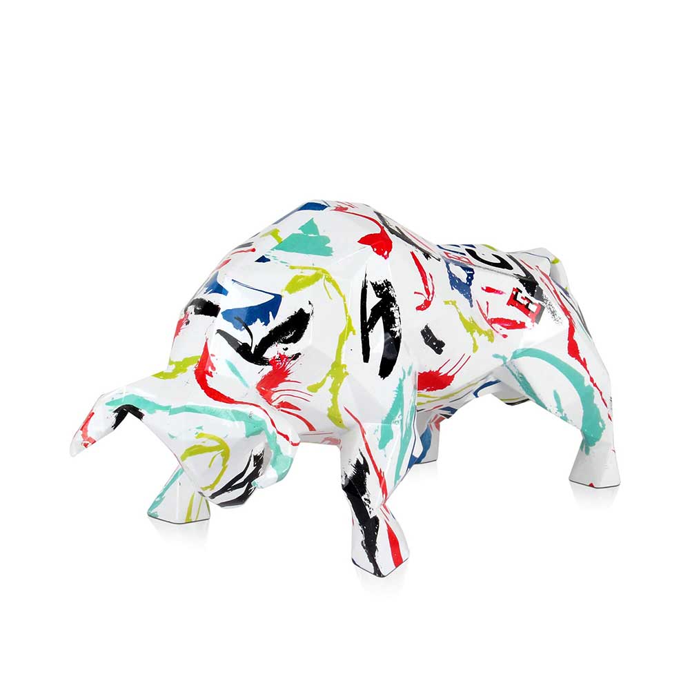 ADM Scultura Toro Sfaccettato Multicolore D5126W10