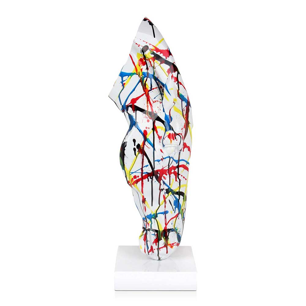 ADM Scultura in Resina Testa di Cavallo Multicolore D7022PZ1