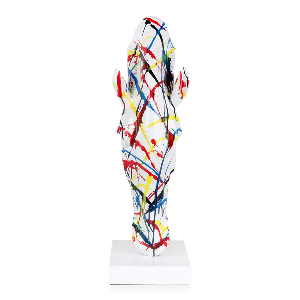 ADM Scultura in Resina Testa di Cavallo Multicolore D7022PZ1