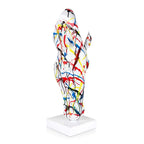 ADM Scultura in Resina Testa di Cavallo Multicolore D7022PZ1