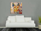 ADM Stampa Quadro Gatto Pop Art AS361X1