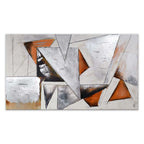 ADM Quadro Triangoli Argento e Oro AS434X1