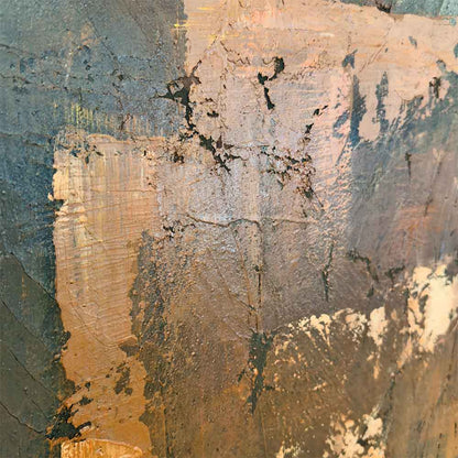 Agave - Quadro Astratto Materico 'Ground' 110x150 cm
