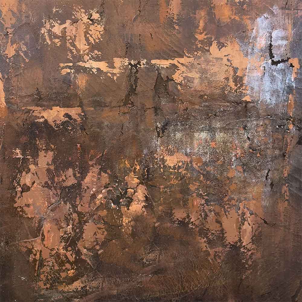 Agave - Quadro Astratto Materico 'Ground' 110x150 cm